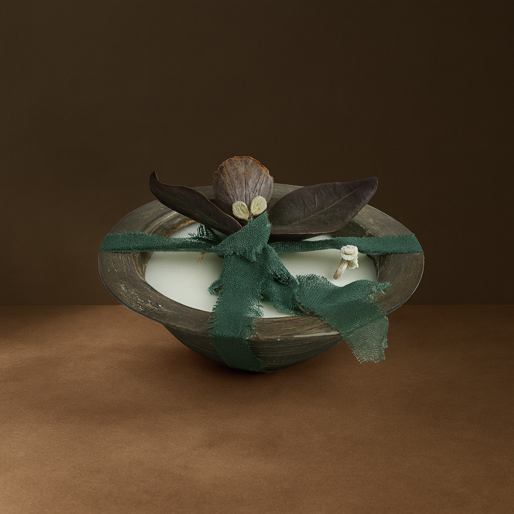 Antik Bakır Kenarlı Çanak