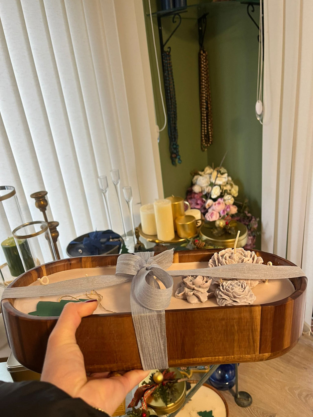 Natural Akasya Longline Candle