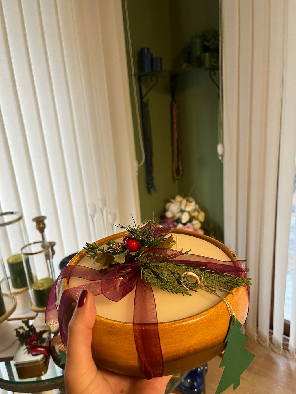 Natural Akasya Grand Bowl Candle