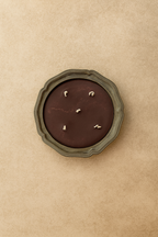 Antik Bordo Büyük Çanak Mum | %100 Soya Wax