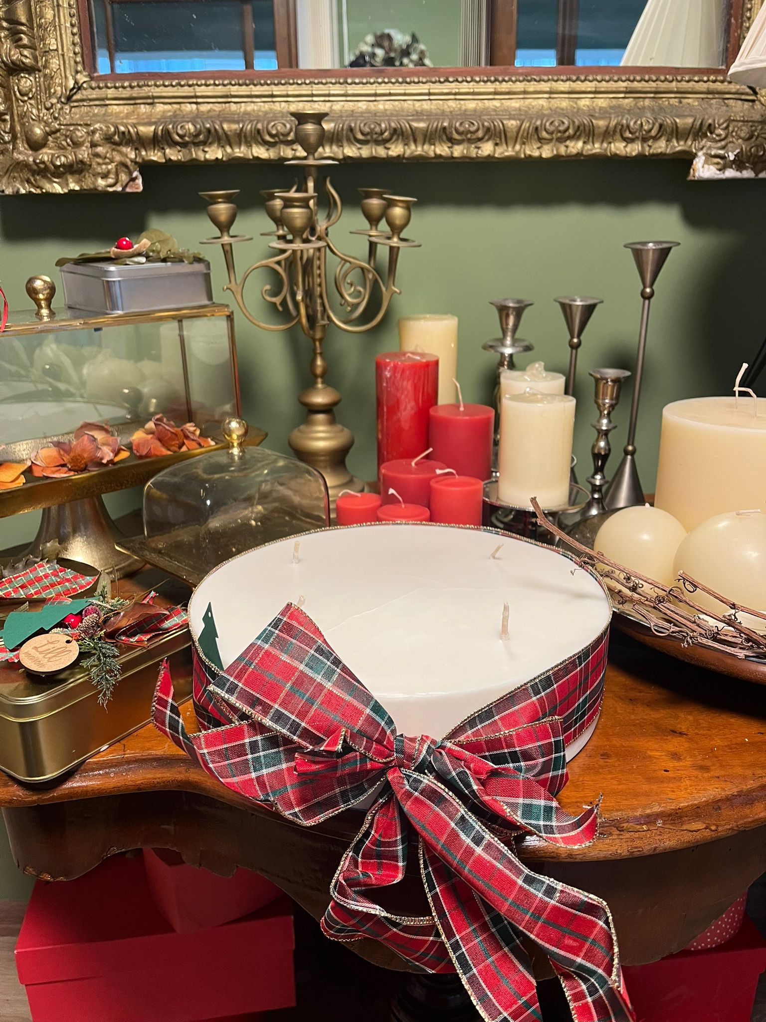 Ekstra Büyük Beyaz Mum