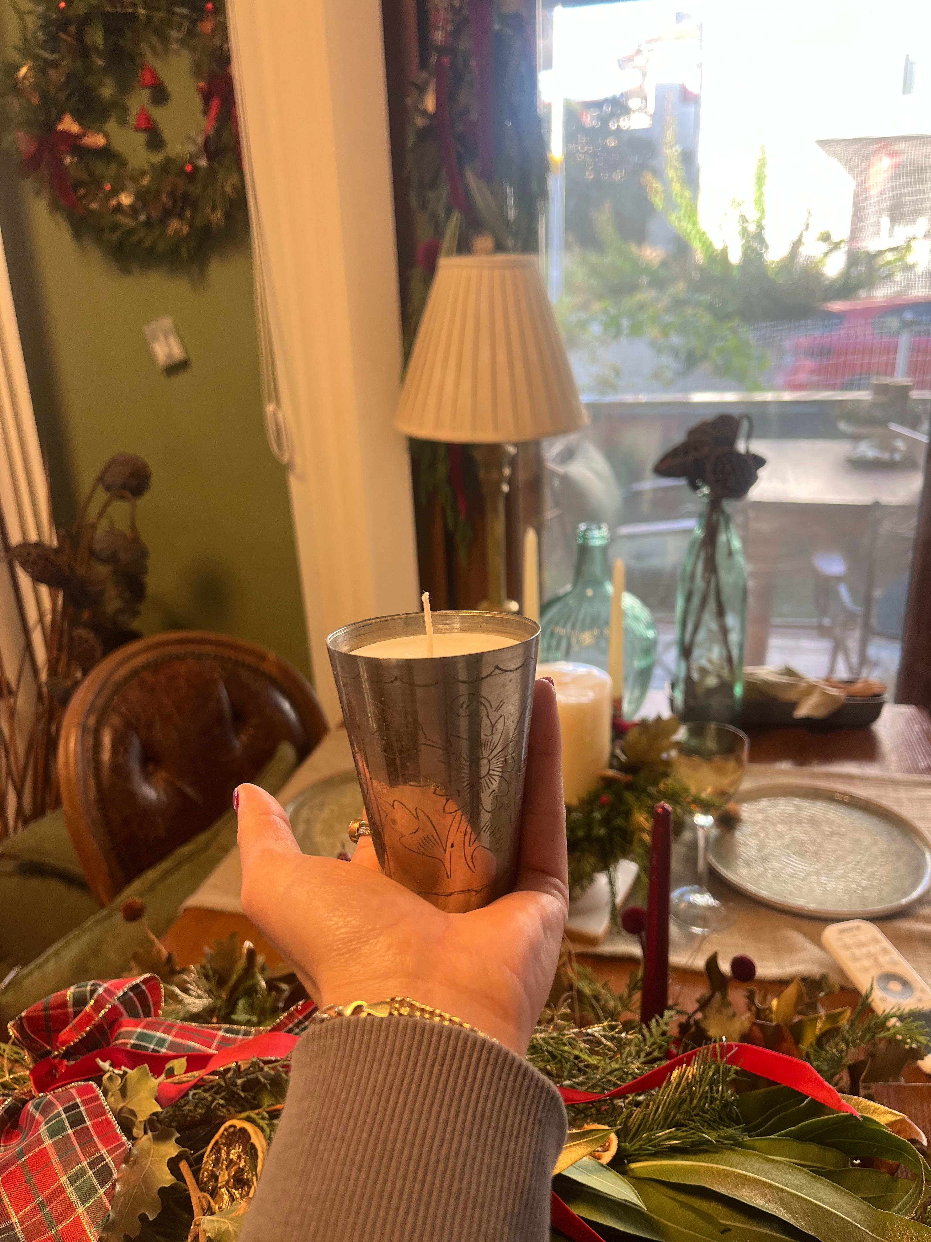 Pirinç Dekoratif Mum