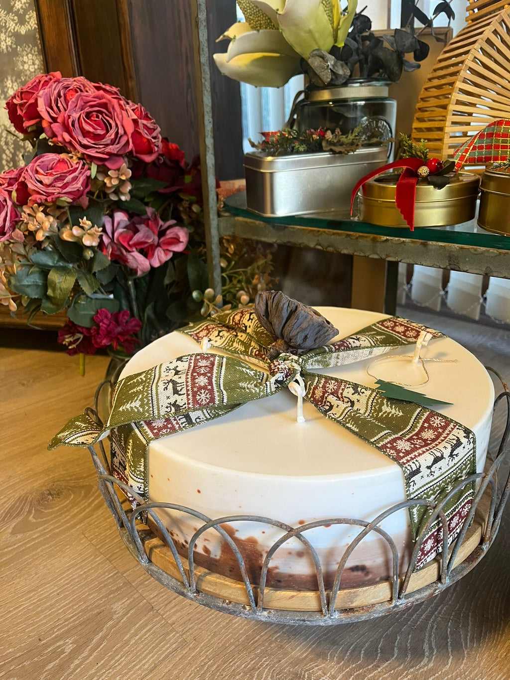 Kahve Harmanı Ekstra Büyük Mum