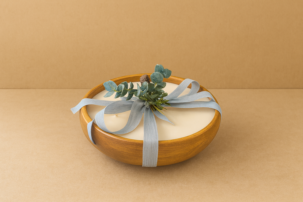 Natural Akasya Oversize Bowl Candle