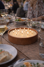 Büyük Toprak Formu Kokusuz Mum