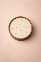 Büyük Toprak Formu Kokusuz Mum