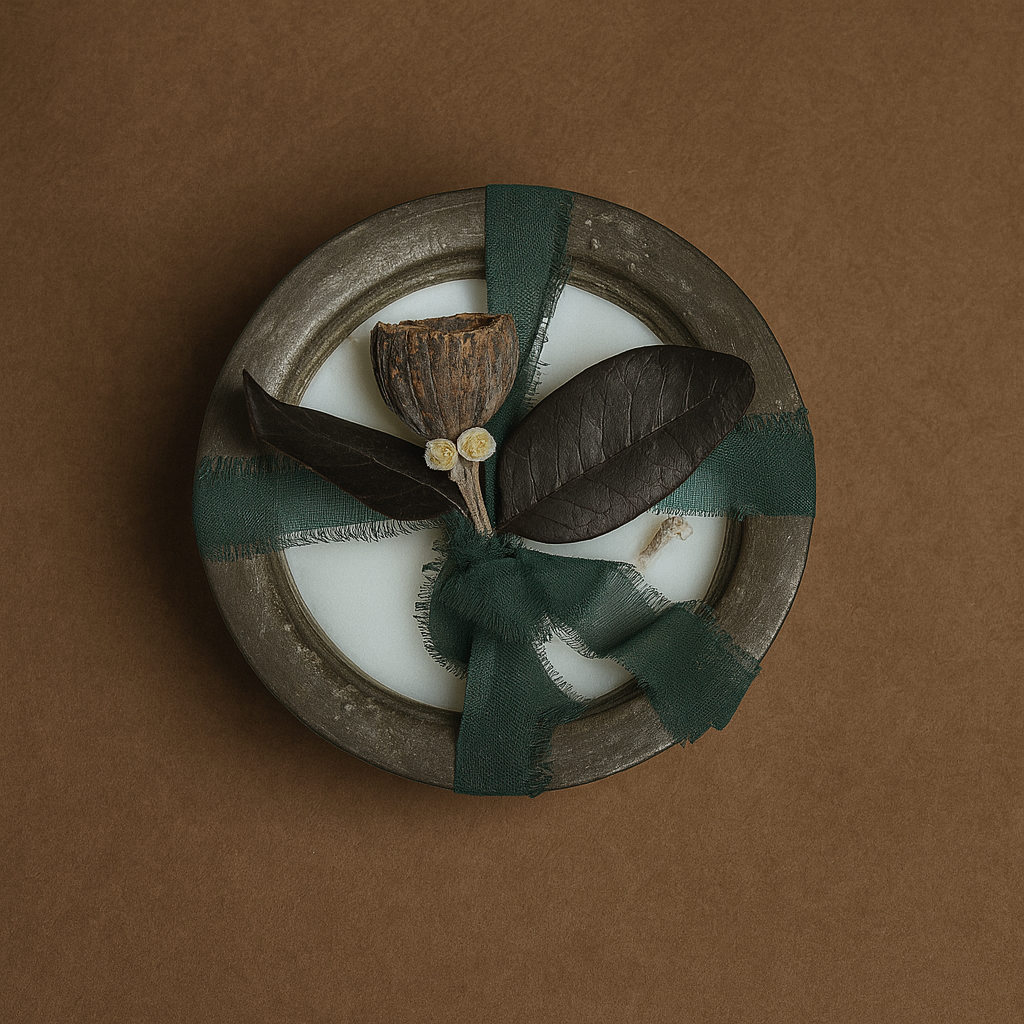 Antik Bakır Kenarlı Çanak