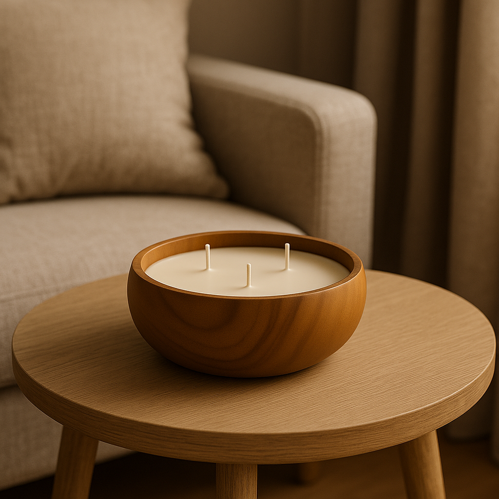 Natural Akasya Bowl Candle