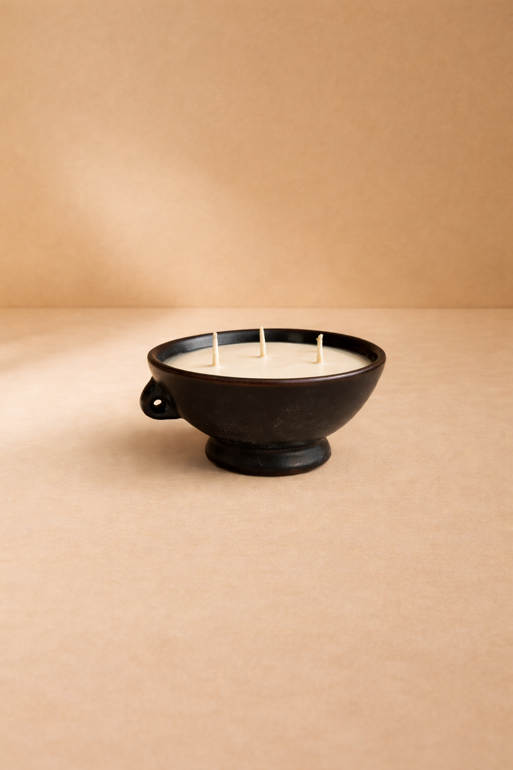 Kahve Karamel Kokulu Seramik Mum