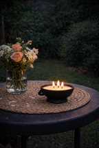 Kahve Karamel Kokulu Seramik Mum