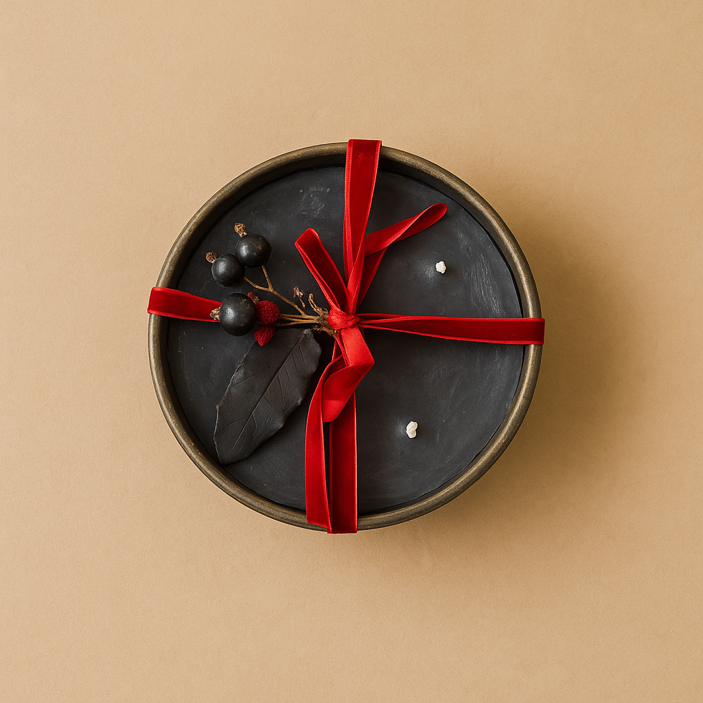 Antik Bakır Koyu Lacivert Mum